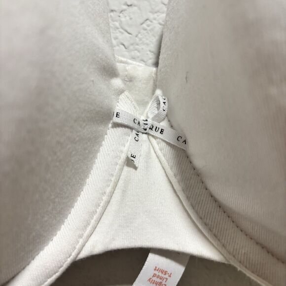 Cacique Lane Bryant 40DDD White Cotton Lightly Lined Full Coverage Bra NWOT - Picture 4 of 7